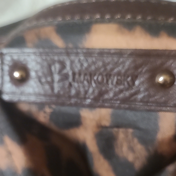 b. makowsky Dark Brown Studded Hobo Bag - Picture 13 of 16